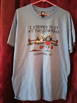 Blue Tee Shirt Men Large 