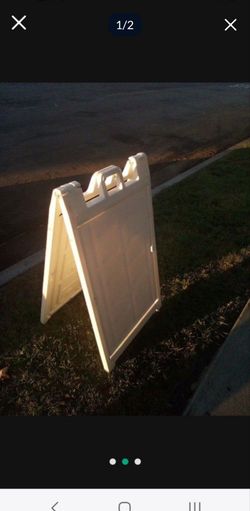Plasticade deluxe signicade A frame sign