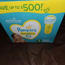 Pampers Size 1 diapers