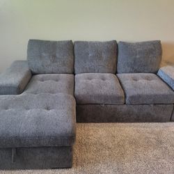 Grey Storage Sectional