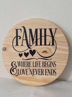 Family Plaque,