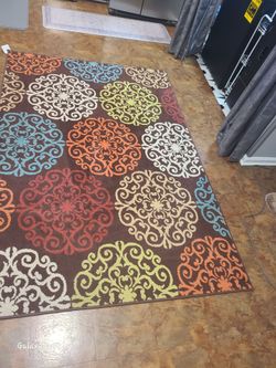 Multicolor Medallion Area Rug