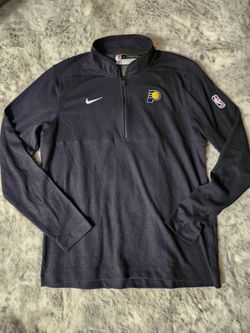 Rare Nike NBA Indiana Pacers Player / Team Issued Quarter Zip Pullover - Siz