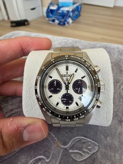 Seiko Prospex Speedtimer SSC813 Panda Solar Chronograph Watch