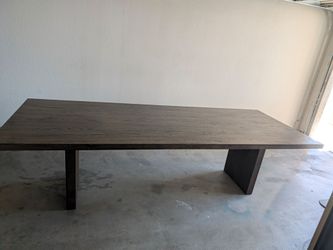 RH Reeded Reclaimed Dining Table