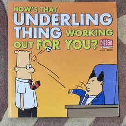 New Dilbert Plush Toy & Used Book