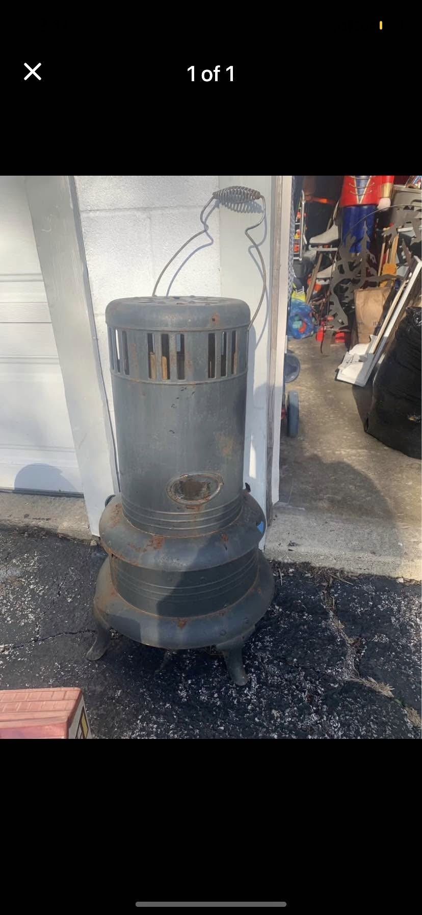Antique Gas Heater!! $25!!