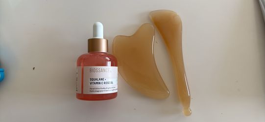 Biossance Vitamin C Oil And Face Massage Tools