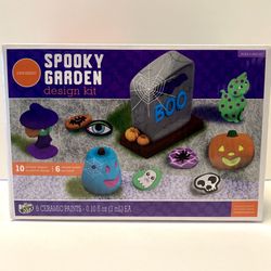 Halloween Decor DIY | Ceramic Spooky Garden Design Kit