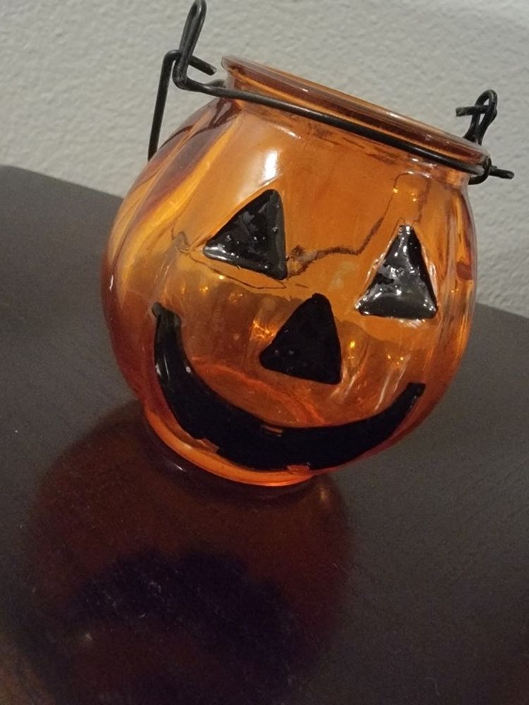 Pumpkin Candle Holder