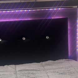  Color Changing Headboard Full Size bed Mattress Included 