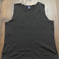 Womans Black Tank Shirt Size XL By Gap #2
