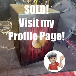 🔥 LP Aspire Cajon with SNARES Drum Set Drums