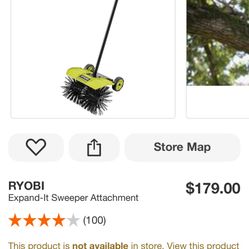 RYOBI Expand-It Sweeper Attachment $179.00