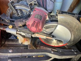 chicago power tools 12” double bevel