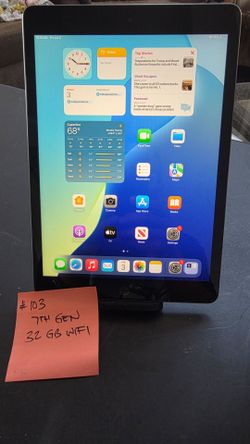 Apple Ipad 7th Gen 32gb wifi $110