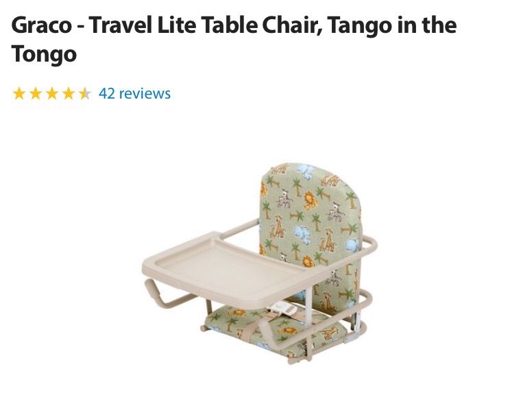 graco travel lite table chair tango in the tongo