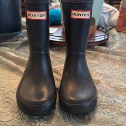Toddler Size 7 Black Hunter Rain Boots