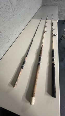 3 Fishing Rods – Used
