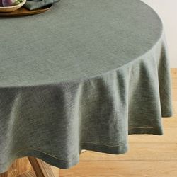 Pottery Barn - NEW - Belgian Linen Round Tablecloth