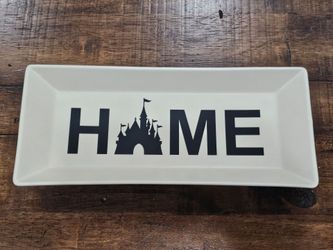 Disney HOME Castle Rectangular Platter Tray Plate - Disney Franchise NWT
