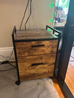 Wooden File Cabinet - Available AFTER 6/19