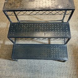3 Step Metal Plant Stand