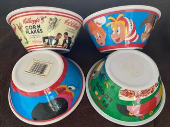 Vintage Kellogg’s Plastic Cereal Bowls