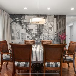 Solid wood table and chairs seats 4-10