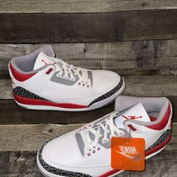 Nike Air Jordan Retro 3 “Fire Red” Men’s Size 11
