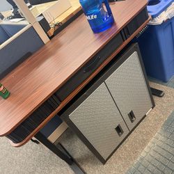 Brown Marsail Standing Computer Desk