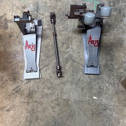 Axis direct drive double bass pedals 