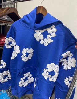 blue denim tears hoodie