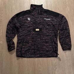 Size Large - Darc Sport Quarter Zip Nylon Camp Jacket - Youngla Gym Shark Nike Sports