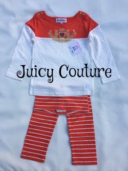 Juicy couture girls 2 pc set . Size 3/6,6/12, 12/18, 18/24