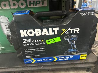 Kobalt 1/4in Impact Driver Kit