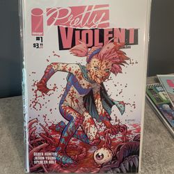 Pretty Violent #1 (Image Comics, 2019) Variant Cover