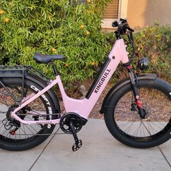 Kingbull Discover Pink 17ah battery Electric Bike
