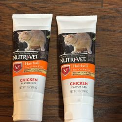 Nutri-Vet hairball Paw-Gel for Cats chicken Flavor, 3 oz/each 2 for $10