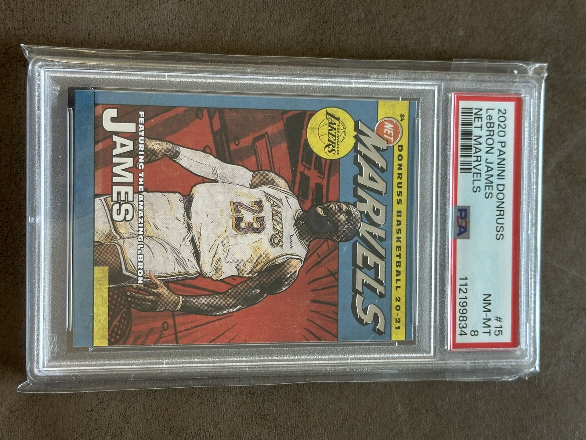 LeBron James Psa 8 Marvels