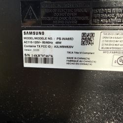 Samsung Surround Bar And Sub