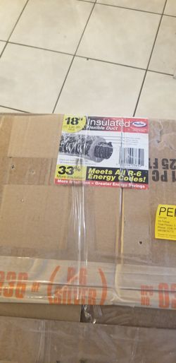 18" flexible HVAC duct