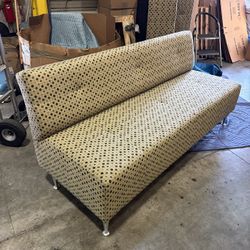 Modern armless modular sofas by Global Furniture - Excellent Condition- 72” x 26” - Retail: $2600