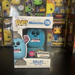 Monster Inc Sulley Flocked Amazon Exclusive