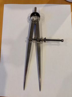 Vntage The LS Starrett Co Spring Divider Compass