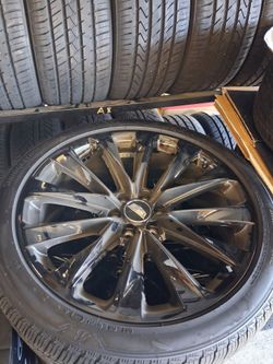 24" Cadillac Escalade V Stocks  w/Bridgestone Tires