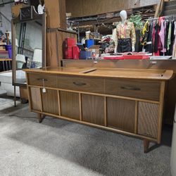 Mid Century Record Stereo Cabinet
