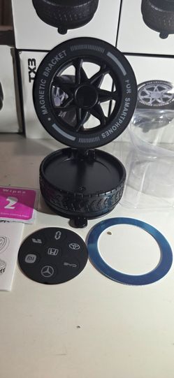 Soporte magnético para teléfono en coche 🚗 en forma de neumático 🛞