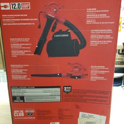 Craftsman Leaf Blower Electric 12 Am 3n1 Blower Mulched Comes Complete…price Is Firm…retails At 149.95..