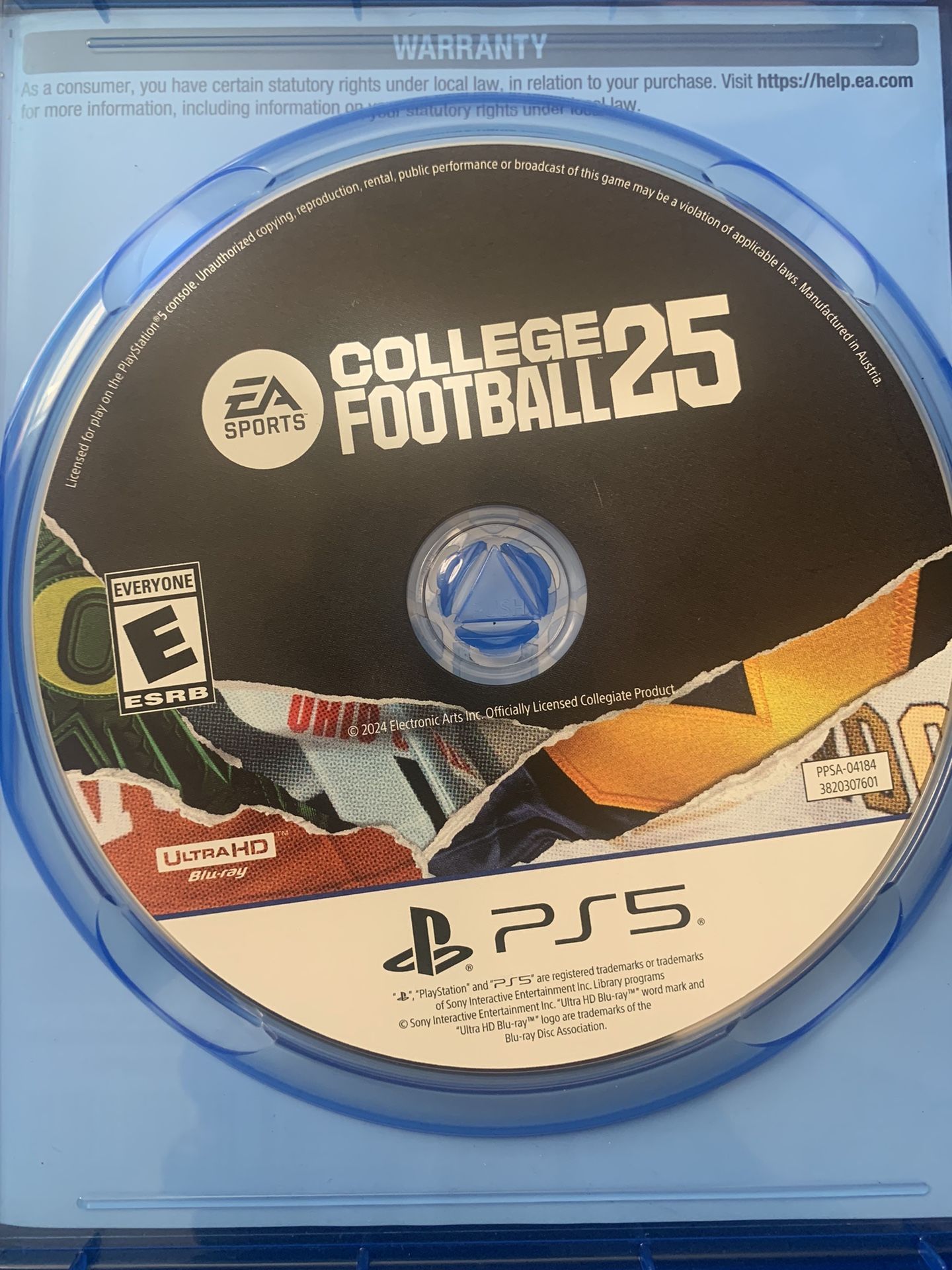 Ncaa football 25 PS5
